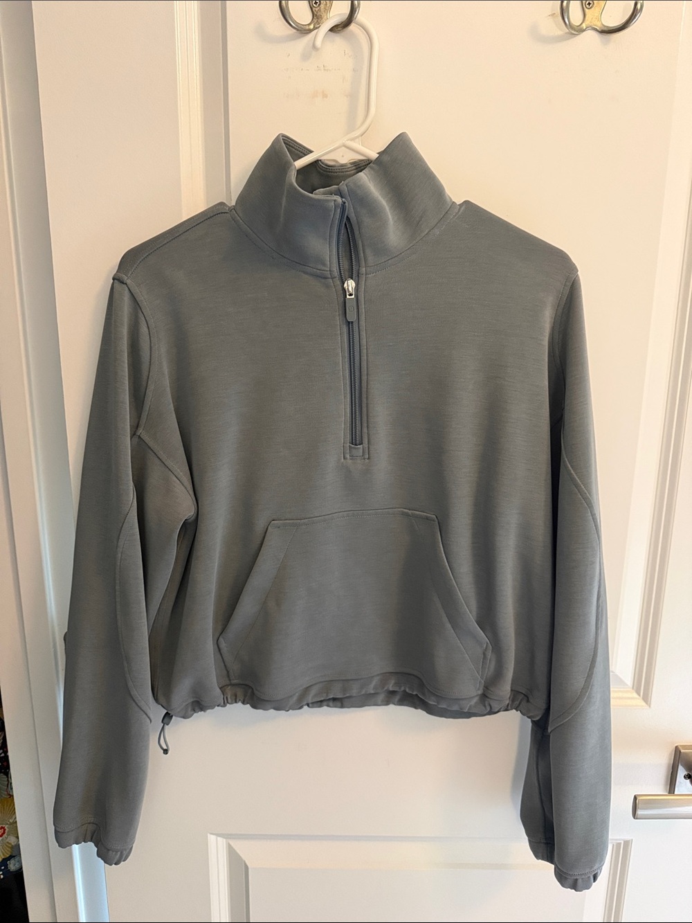 Lululemon Women's Half-Zip Brushed Softstreme Pullover Belgian Blue - Picture 4 of 8